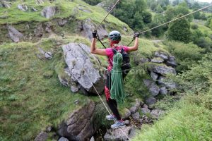 Vuelta por el puente - Vía Ferrata La Concha - San Roque de Riomiera - RocJumper