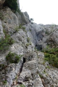 Cable diagonal - Vía Ferrata Peña Karria - Arroyo de San Zadornil - RocJumper