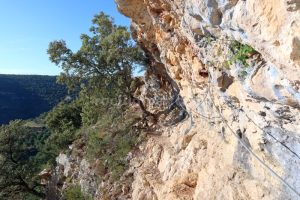 Flanqueo - Vía Ferrata Valderredible - Villaescusa de Ebro - RocJumper