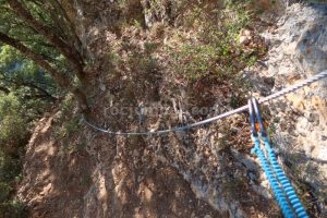 Flanqueo - Vía Ferrata Valderredible - Villaescusa de Ebro - RocJumper