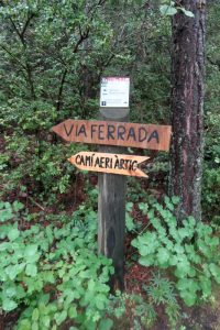 Cartel Indicador - Camí Aeri de l'Àrtic - Vallcebre - RocJumper