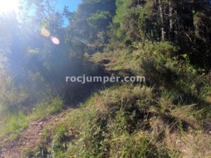 Sendero aproximación - Barranc del Bosc de Serradell - RocJumper