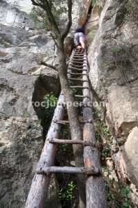Escalera Grau de Hilari - Camino Equipado Grau del Hilari K2 - Escales del Bruno K2 (Arbolí, Tarragona)