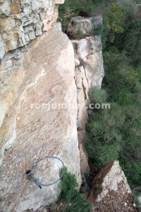 Flanqueo de Cable - Camino Equipado Grau del Hilari K2 - Escales del Bruno K2 (Arbolí, Tarragona)