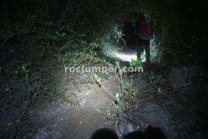 Sendero de retorno - Descenso Paret de l'Aeri - Montserrat - RocJumper