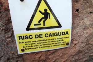 Cartel - Camino Equipado Grau del Hilari K2 - Escales del Bruno K2 (Arbolí, Tarragona)