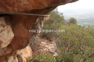 Cable - Camino Equipado Grau del Hilari K2 - Escales del Bruno K2 (Arbolí, Tarragona)