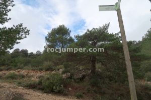 Poster Indicador - Camino Equipado Grau del Hilari K2 - Escales del Bruno K2 (Arbolí, Tarragona)