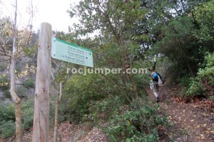 Palo indicador - Barranc de Set - El Violsell - RocJumper