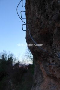 Desplome 1 - Vía Ferrata Aguasvivas - Samper de Salz - RocJumper