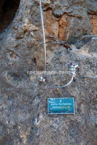 Cartel inicio - Vía Ferrata El Remedio - Chelva - RocJumper