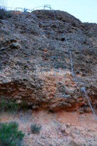 Desplome 1 - Vía Ferrata Aguasvivas - Samper de Salz - RocJumper