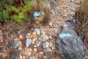 Cruce Marcas Turquesas - Vía Ferrata Callejones del Gato + Paso del Gato - Orihuela - RocJumper
