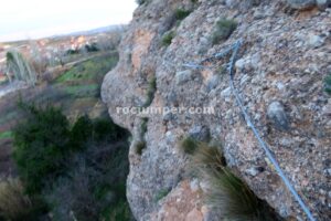 Flanqueo - Vía Ferrata Aguasvivas - Samper de Salz - RocJumper