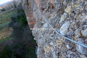 Flanqueo - Vía Ferrata Aguasvivas - Samper de Salz - RocJumper