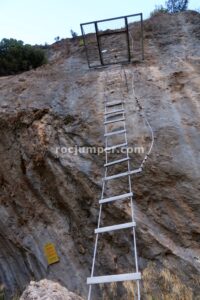 Escalera - Vía Ferrata La Mocha - La Iruela - RocJumper