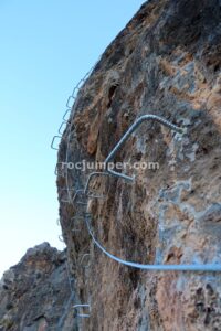 Desplome - Vía Ferrata La Araña - Sierra Güejar - RocJumper