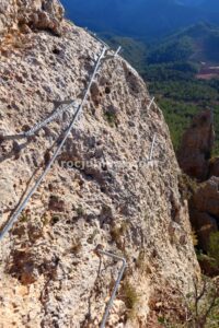 Flanqueo - Vía Ferrata El Remedio - Chelva - RocJumper