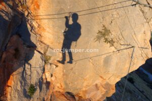 Puente Mono - Vía Ferrata Fuente de la Peña - Jaén - RocJumper