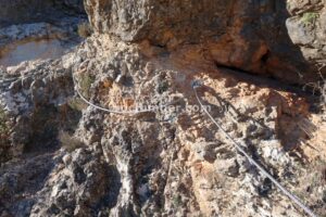 Flanqueo Final - Vía Ferrata Letur - RocJumper