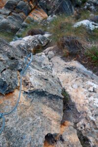 Flanqueo - Vía Ferrata Alicún de las Torres - Villanueva de las Torres - RocJumper