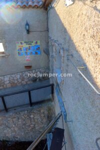 Flanqueo - Vía Ferrata Camping Las Nogueras de Nerpio - RocJumper