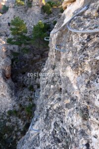 Tramo K2 - Flanqueo - Vía Ferrata Yeste o Monte Ardal - RocJumper