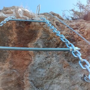 Escalera - Vía Ferrata Peña Roya - Losa de Obispo - RocJumper