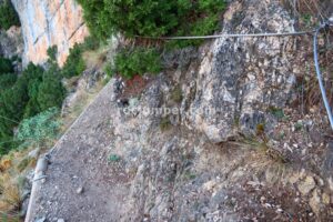 Flanqueo - Vía Ferrata La Mocha - La Iruela - RocJumper