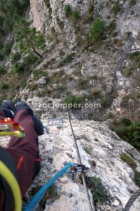 Tramo K2 - Descenso - Vía Ferrata Yeste o Monte Ardal - RocJumper