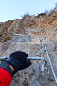 Rampa - Vía Ferrata La Araña - Sierra Güejar - RocJumper