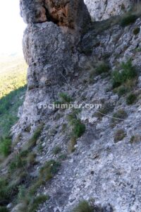Tramo K2 - Flanqueo - Vía Ferrata Yeste o Monte Ardal - RocJumper