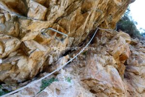 Tramo 2 - Diagonal - Vía Ferrata Refogons - Campo - RocJumper