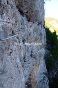 Tramo 1 FLanqueo - Vía Ferrata Cueva Mona - Linares de Mora - RocJumper