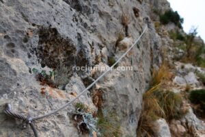 Flanqueo - Vía Ferrata Zarzalar - Nerpio - RocJumper