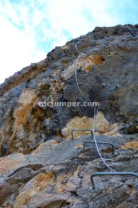 Tramo 3 - Desplome - Vía Ferrata Refogons - Campo - RocJumper