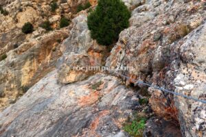 Flanqueo - Tramo 1 - Vía Ferrata La Bárbara - Montalbán - RocJumper