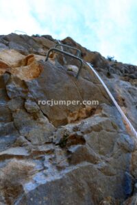Tramo 3 - Desplome - Vía Ferrata Refogons - Campo - RocJumper