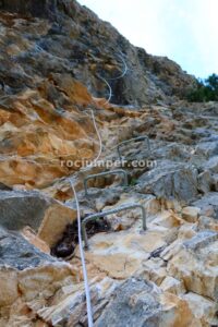 Tramo 3 - Desplome - Vía Ferrata Refogons - Campo - RocJumper