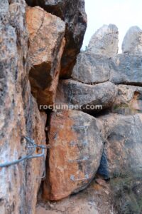 Diedro - Vía Ferrata Alicún de las Torres - Villanueva de las Torres - RocJumper