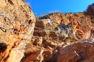 Tirolina - Vía Ferrata La Araña - Sierra Güejar - RocJumper