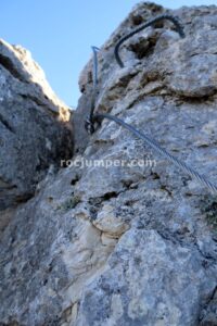 Tramo K3 - Descenso - Vía Ferrata Yeste o Monte Ardal - RocJumper