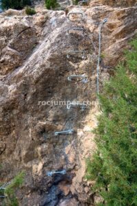 Resalte - Tramo 1 - Vía Ferrata La Bárbara - Montalbán - RocJumper