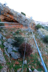 Puente Tibetano - Vía Ferrata Fuente de la Peña - Jaén - RocJumper