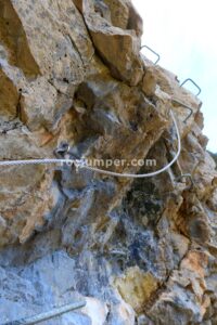 Tramo 3 - Desplome - Vía Ferrata Refogons - Campo - RocJumper