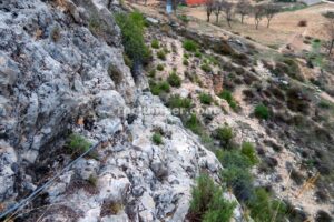 Final flanqueo - Vía Ferrata Zarzalar - Nerpio - RocJumper