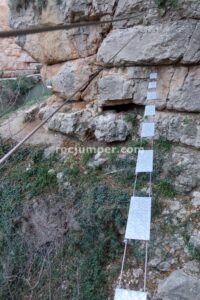Tramo 2 Puente Tibetano - Vía Ferrata El Puente - San Blas - RocJumper
