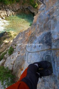 Tramo 3 - Desplome - Vía Ferrata Refogons - Campo - RocJumper