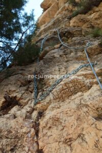Vertical - Tramo 1 - Vía Ferrata La Bárbara - Montalbán - RocJumper