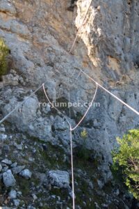 Tramo 2 Puente Tibetano - Vía Ferrata Cueva Mona - Linares de Mora - RocJumper